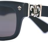 Thumbnail for your product : Chrome Hearts 'Bangdang II' sunglasses - unisex - Acetate/Silver - One Size