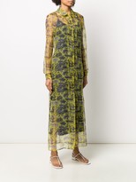 Thumbnail for your product : STAUD Frank sheer maxi dress