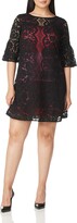 Thumbnail for your product : Gabby Skye Women's 3/4 Sleeve Round Neck Lace Sheath Dress