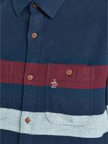 Thumbnail for your product : Original Penguin Mens Stripe Long Sleeve Flannel Shirt