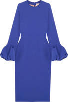 Thumbnail for your product : Roksanda Satin-trimmed Crepe Midi Dress