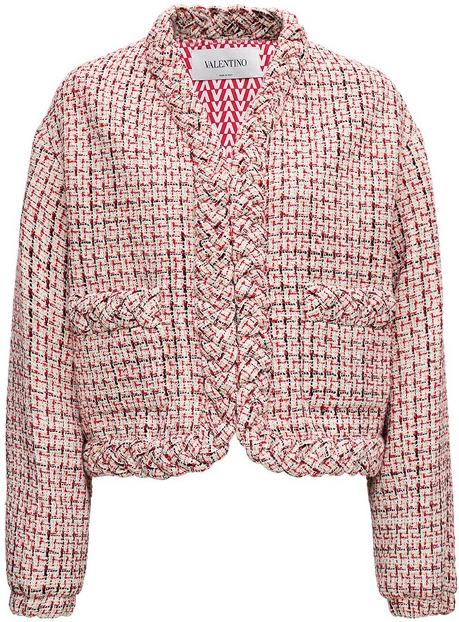 Valentino Wool Tweed Jacket - ShopStyle