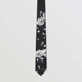 Thumbnail for your product : Burberry Slim Cut Floral Silk Tie