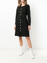 Thumbnail for your product : Fendi Pre Owned 1980's Long-Sleeved Belted Dress