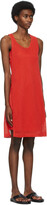 Thumbnail for your product : Kenzo Red Mesh Tank Dress