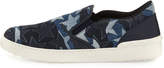 Thumbnail for your product : Valentino Garavani Camustars Denim Slip-On Sneaker, Light Blue