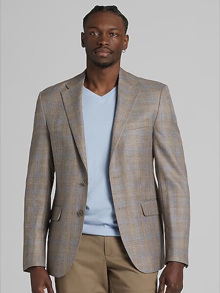 Modern Fit Men's Wearhouse Trench Coat Men's Wearhouse