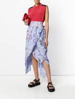 Thumbnail for your product : Vivienne Westwood Printed Asymmetric Midi Skirt