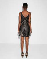 Thumbnail for your product : Express Sequin Lace Cami Shift Dress