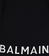 Thumbnail for your product : Balmain Kids Logo intarsia wool sweater
