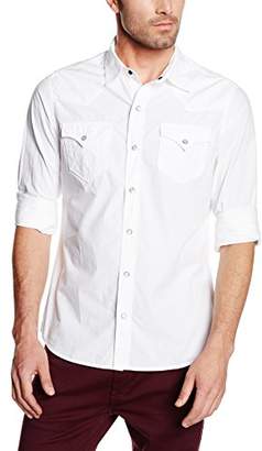 True Religion Men's Western Regular Fit Long Sleeve Casual Shirt
