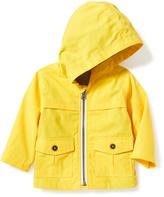 Thumbnail for your product : Old Navy Hooded Canvas Utility Jacket for Baby