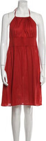 Halterneck Knee-Length Dress w/ Tags 