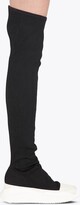 Thumbnail for your product : Drkshdw Abstract Stockings Black stretch canvas stocking sneaker - Abstract stockings