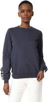 Thumbnail for your product : Clu Silk Ruffle Sweatshirt