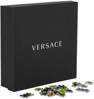 Versace Blue & Green Medusa Tag Puzzle