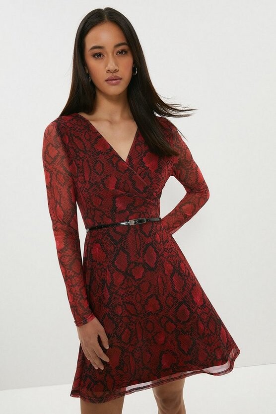 Red Fit And Flare Dress | Shop the world's largest collection of fashion |  ShopStyle UK