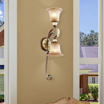 Lark Manor Alvontae 2-Light Armed Sconce