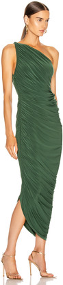 Norma Kamali Diana Gown in Forest Green | FWRD