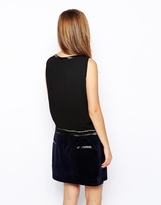 Thumbnail for your product : See U Soon Tunic Dress with Velvet Skirt