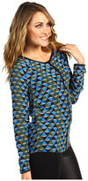 Thumbnail for your product : Winter Kate Silk Crepe Long Sleeve Top