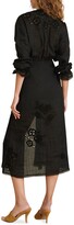 Thumbnail for your product : Veronica Beard Trina Embroidered Midi Dress