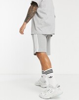 Thumbnail for your product : adidas adicolor three stripe short in gray