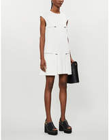 Thumbnail for your product : Stella McCartney zip-embellished stretch-crepe mini dress