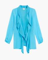 Thumbnail for your product : Chico's Chicos Solid Ruffle Cardigan