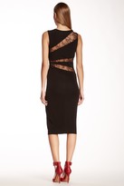 Thumbnail for your product : ABS by Allen Schwartz Sleeveless Lace Inset Dress