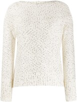 Thumbnail for your product : Snobby Sheep Sequin Embroidered Sweater