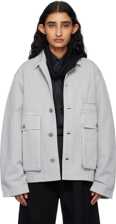 Lemaire Blue Boxy Denim Jacket
