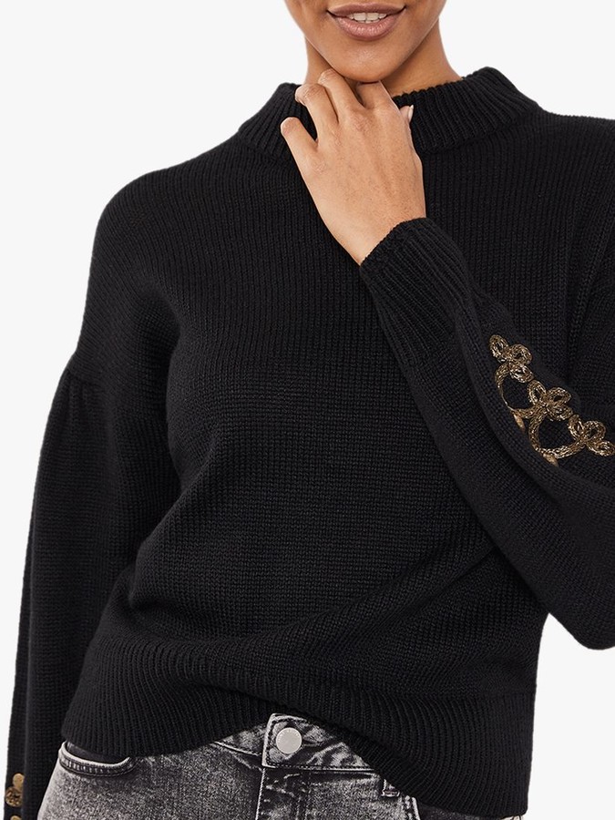 black military jumper