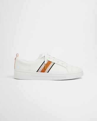 Ted Baker Leather Metallic Detail Webbing Trainers - ShopStyle Sneakers &  Athletic Shoes