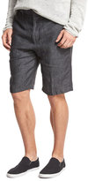 Thumbnail for your product : Vince Relaxed-Fit Linen Shorts, Gray