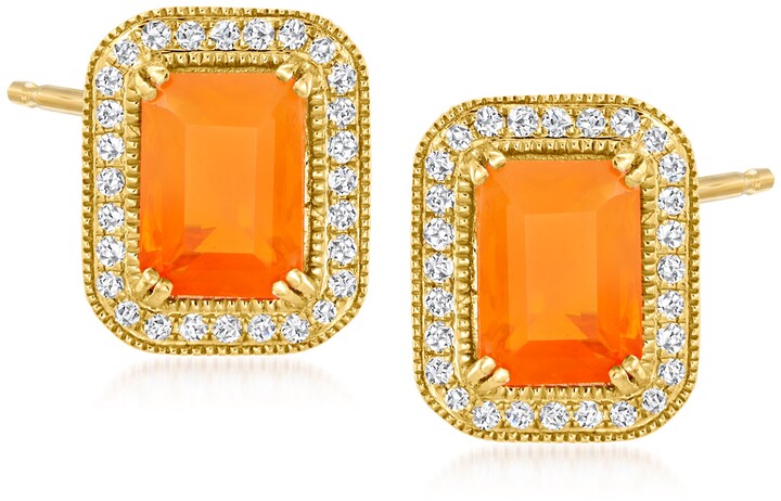 Fire Opal Earrings | Shop the world's largest collection of 