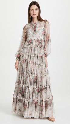 Needle & Thread Floral Swan Gown