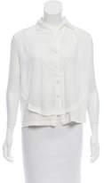 Thumbnail for your product : Maje Sleeveless Button-Up Top
