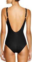 Thumbnail for your product : Gottex Lattice Sweetheart Square Neck One Piece Swimsuit
