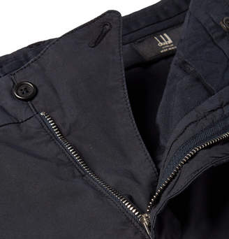Dunhill Slim-Fit Stretch-Cotton Chinos - Men - Navy