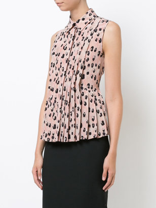 Carolina Herrera leopard print shirt