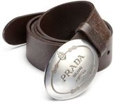 Thumbnail for your product : Prada Cinture Textured Leather Belt
