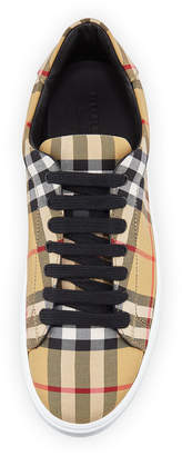Burberry Westford Vintage Check Low-Top Sneakers