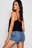 Thumbnail for your product : boohoo Phoebe Button V Front Cami