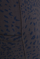 Thumbnail for your product : Monrow Leopard-print stretch-cotton jersey shorts