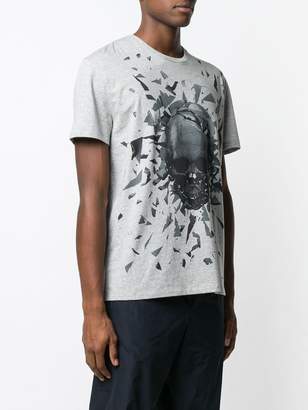 Alexander McQueen broken skull print T-shirt