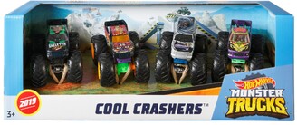 Hot Wheels Monster Trucks Arena Smashers Demo Derby Car Jump Challenge  Playset