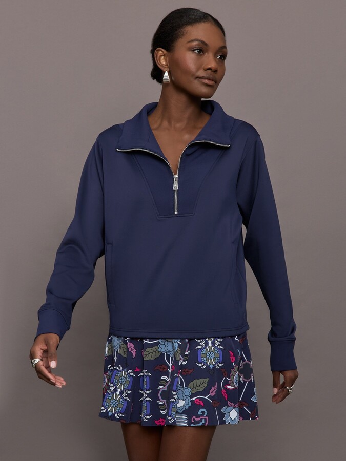 Greyson Wren 1/4 Zip - Maltese Blue