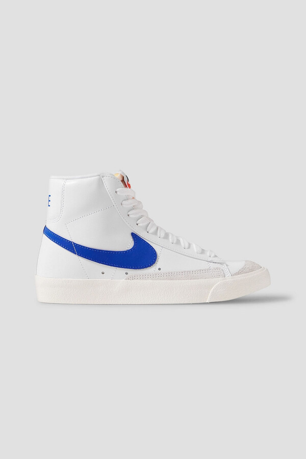 suede blazer mid vintage sneakers