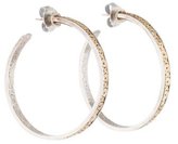 Thumbnail for your product : Konstantino Two-Tone Engraved Hoop Earrings